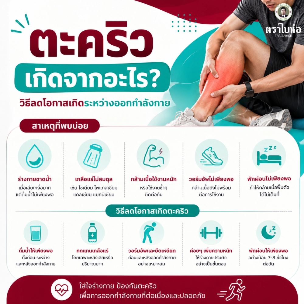 ตะคริว เกิดจากอะไรได้บ้าง