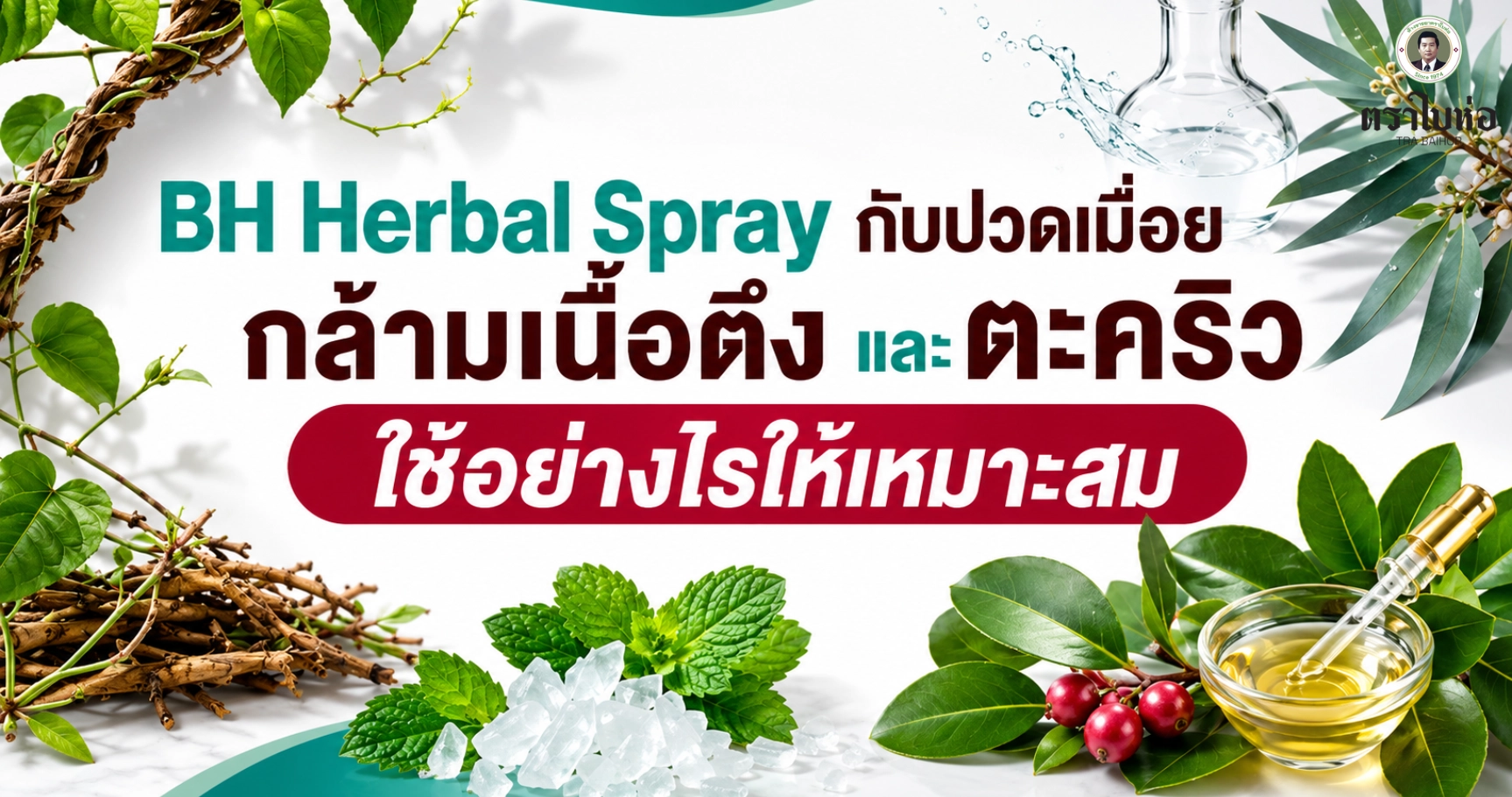 BH Herbal Spray กับปวดเมื่อย กล้ามเนื้อตึง และตะคริว ใช้อย่างไรให้เหมาะสม