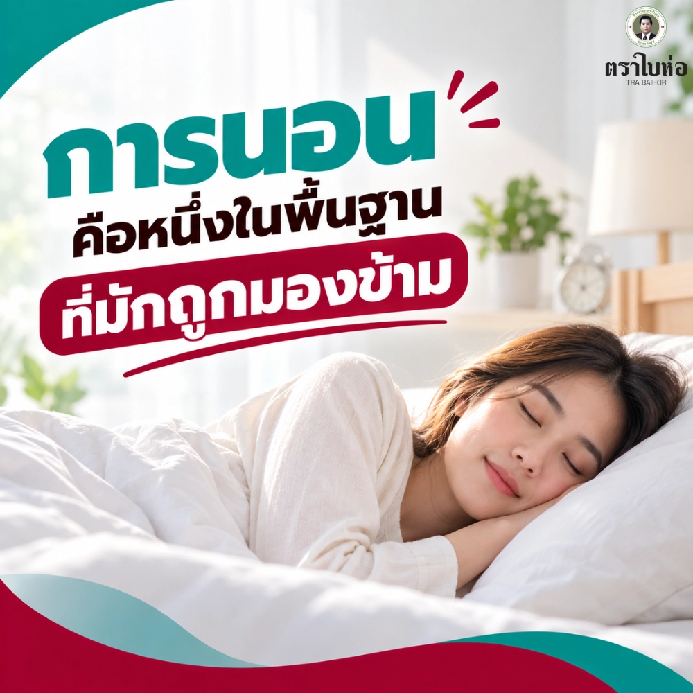 การนอนคือหนึ่งในพื้นฐานที่มักถูกมองข้าม